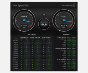 رنامه تست سرعت دیسک blackmagic ویندوز