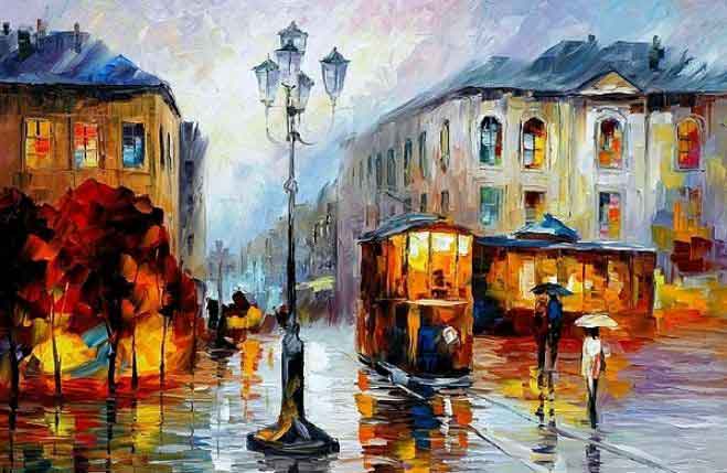 آموزش نقاشی رنگ روغن