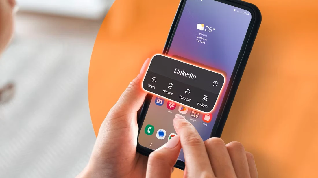 برنامه ها را از روی گوشی خود پاک کنید