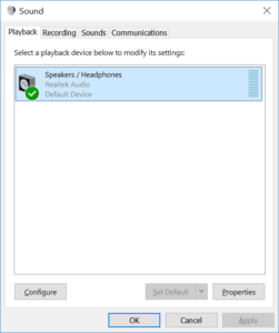 Windows Audio