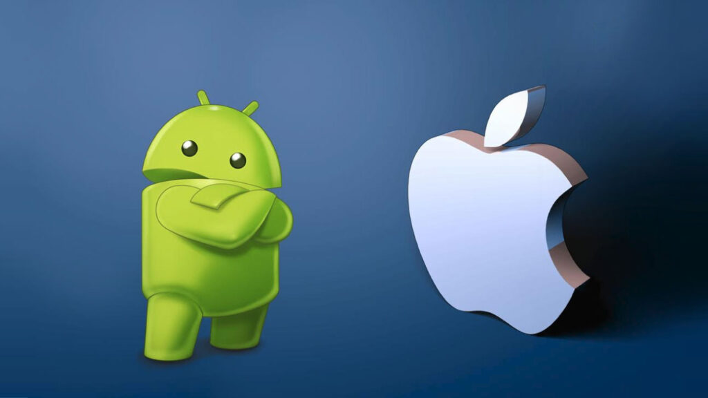 مقایبسه اندروید با ios
