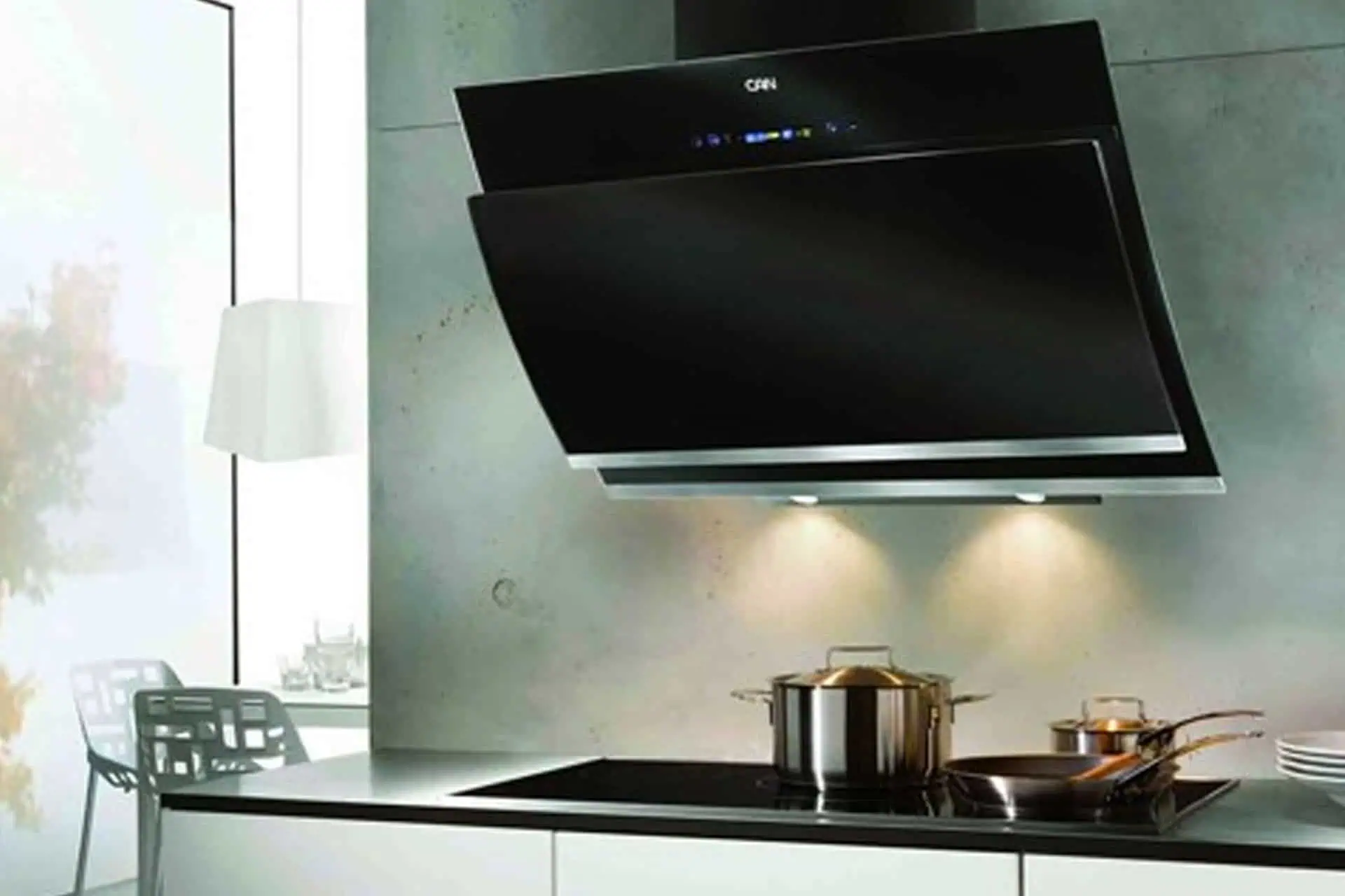 هود آشبزخانه با تم مشکی