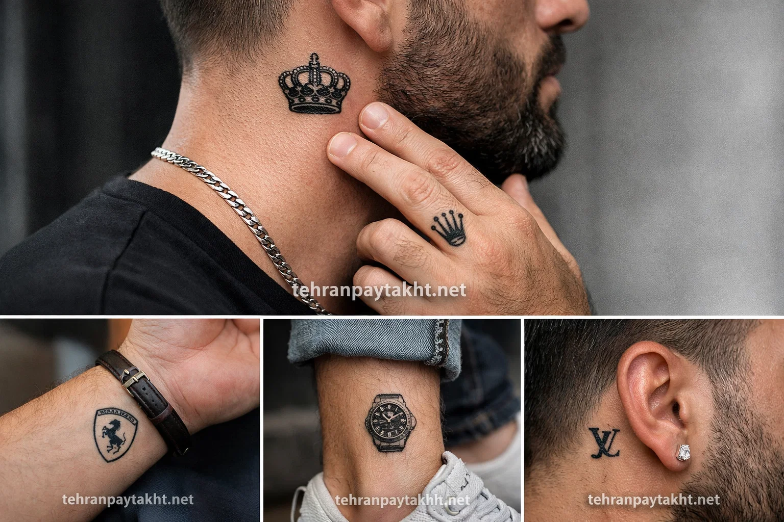 لاکچری تاتو مردانه کوچک